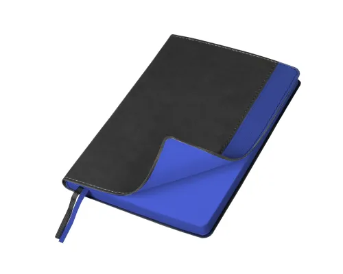 Ежедневник Flexy Viva Latte Daphne Color A5, серый/синий, недатированный, в гибкой обложке