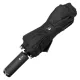 Зонт складной автоматический, Forest Lotus Flashlight, диаметр 100 см, радиус 23 дюйма, 9 панелей, в подарочной коробке,  черный