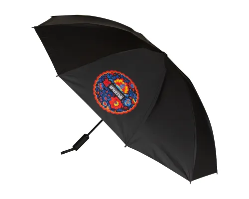 Зонт складной автоматический обратного сложения Forest Liverpool Reverse Safeclosing Print Sample 