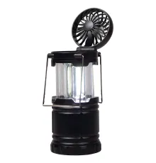 Фонарь Tools Mina, для кемпинга, с вентилятором, пластиковый, черный