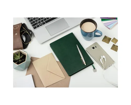 Ежедневник Flexy Buffalo А5, зеленый, недатированный, в гибкой обложке