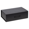 Подарочная коробка, размер 39*26,3*11 см, Solution Prestige Big Case Soft с магнитным клапаном и ручкой , черная