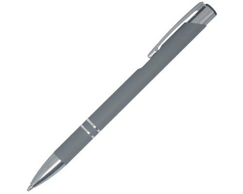 Ручка шариковая, Legend Soft Touch Mirror Silver, серая Ручка шариковая, Legend Soft Touch Mirror Silver, серая