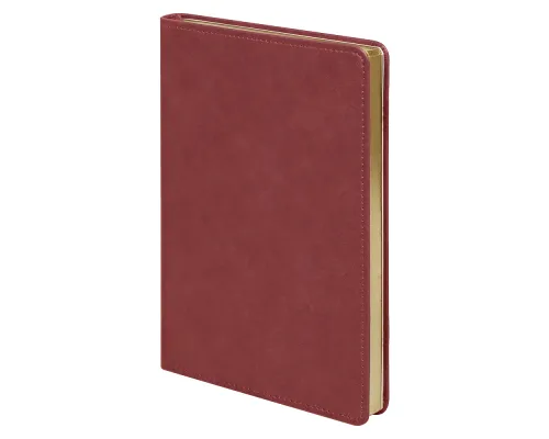 Ежедневник Urban Elegiya Ausone A5, бордовый с золотистым, недатированный, в полугибкой обложке