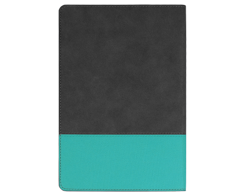 Ежедневник Flexy Treviso Nuba Sand Color А5, серый/бирюзовый, недатированный, в гибкой обложке Ежедневник Flexy Treviso Nuba Sand Color А5, серый/бирюзовый, недатированный, в гибкой обложке
