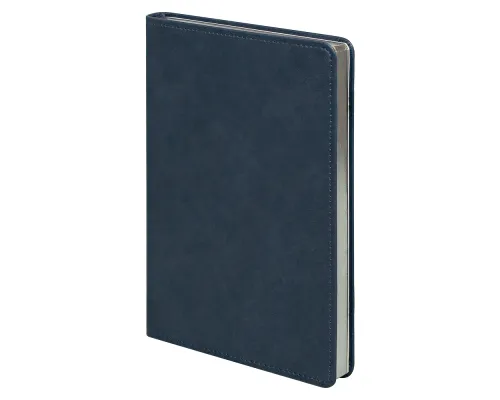 Ежедневник Urban Elegiya Ausone A5, темно-синий с серебристым, недатированный, в полугибкой обложке