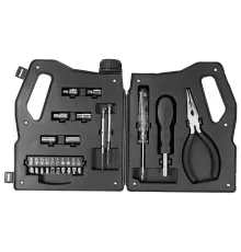 Набор инструментов Tools Oil Can, 21 инструмент,  черный, в пластиковом футляре