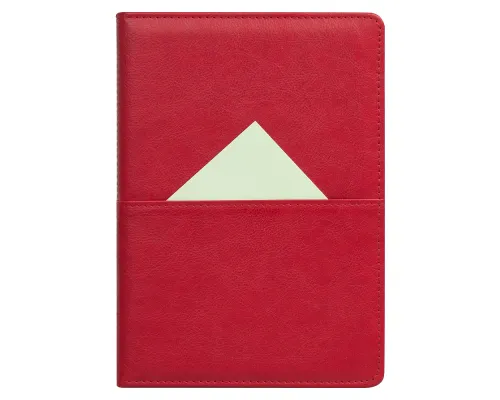 Ежедневник Smart Philadelphia Columbus А5, красный, недатированный, в твердой обложке с поролоном