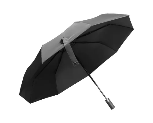 Зонт складной автоматический Forest Dolphin Bicolour, диаметр 100 см, радиус 23 дюйма, серо-черный