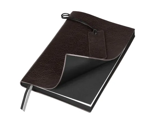Ежедневник Flexy Foggia Leatherette B5, коричневый, недатированный, в гибкой обложке  в подарочной коробке