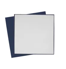 Коробка подарочная Solution Superior Soft, темно-синяя, 25,7x25,7 см, бежевый ложемент под индивидуальную вырубку