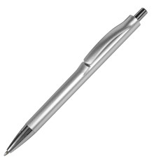 Ручка шариковая IGLA COLOR, пластиковая, серебристая