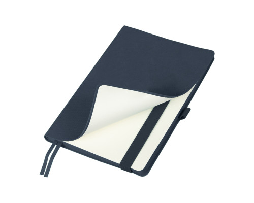 Ежедневник Flexy Line Linen А5, синий, недатированный, в гибкой обложке, с резинкой и петлей для ручки Ежедневник Flexy Line Linen А5, синий, недатированный, в гибкой обложке, с резинкой и петлей для ручки