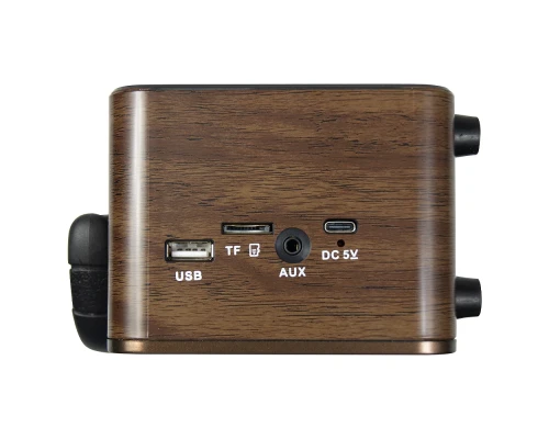 Ретро радио в стиле радиолы, диапазон частот  AM FM SW, USB, Bluetooth, Heritage Timeless, цвет  коричневый