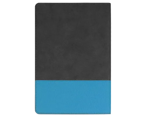 Ежедневник Flexy Treviso Nuba Sand Color А5, серый/голубой, недатированный, в гибкой обложке