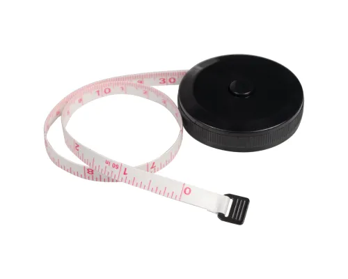 Рулетка Tools Taylor 1,5 метра, пластиковая, с мягкой лентой, черный