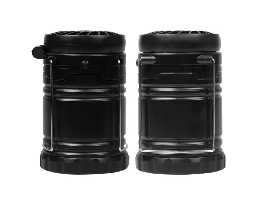 Фонарь Tools Mina, для кемпинга, с вентилятором, пластиковый, черный