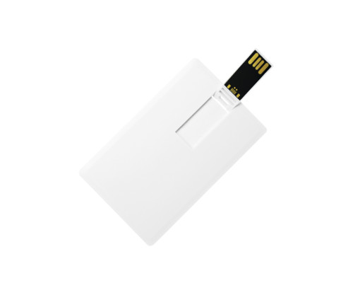 Флеш накопитель USB 2.0 в виде кредитной карты 32GB, пластик, белый Флеш накопитель USB 2.0 в виде кредитной карты 32GB, пластик, белый