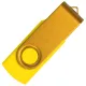 Флеш накопитель USB 2.0 Twister Сolor Mix 16GB, пластик Софт Тач/металл, желтый/желтый