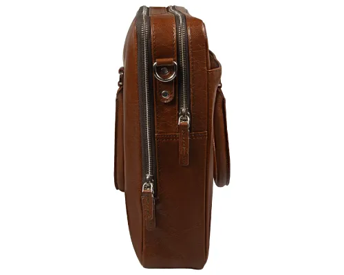 Портфель для ноутбука Vancouver Buffalino Leather из натуральной кожи, коричневый Портфель для ноутбука Vancouver Buffalino Leather из натуральной кожи, коричневый