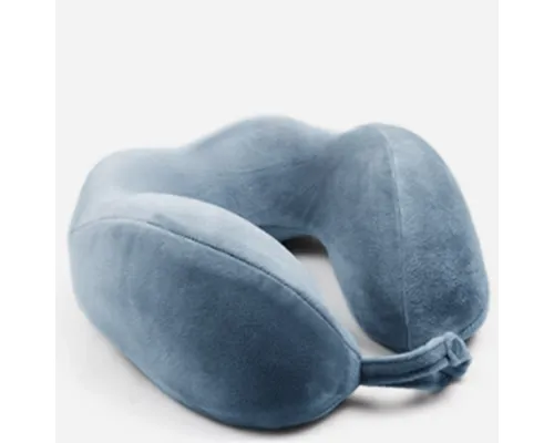 Подушка для путешествий MemoryFoam с эффектом памяти, синий