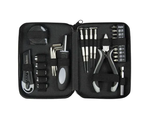 Набор инструментов Tools Worker, 27 инструментов, в пластиковом серебристом футляре