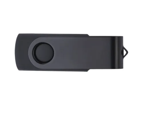 Флеш накопитель USB 2.0 Twister 32GB, пластик Софт Тач/металл, черный/черный Флеш накопитель USB 2.0 Twister 32GB, пластик Софт Тач/металл, черный/черный