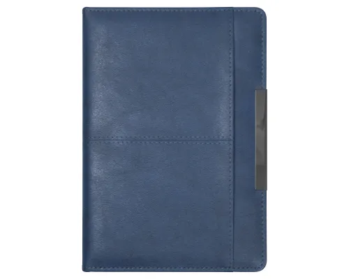 Ежедневник Smart Vegas Nottingham Print Sample Возрождая полет A5, темно-синий, недатированный, в твердой обложке с поролоном