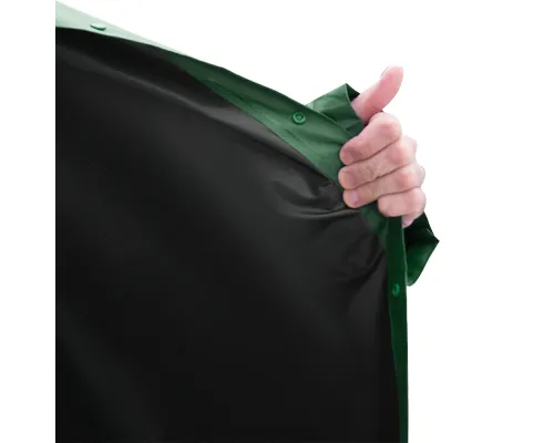 Дождевик Belfast Bi-color, материал PVC, размер M-L, темно-зеленый-черный