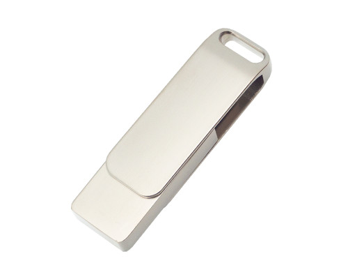 Флеш накопитель Bergamo, USB 2.0 16GB, металл, серебро Флеш накопитель Bergamo, USB 2.0 16GB, металл, серебро