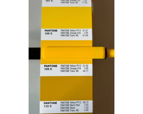 Ручка шариковая пластиковая Ravena Color черная/желтая