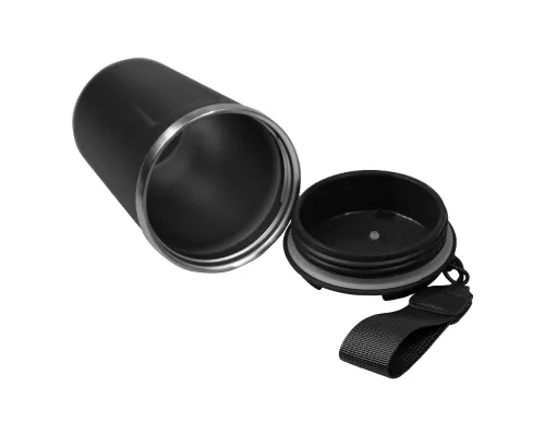 Термокружка Zencup вакуумная, стальная, 380 мл, черная