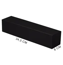 Коробка подарочная Solution, черная, размер 34,5*8*7,5 см