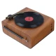 Ретро радио в стиле радиолы, Heritage Nostalgia, диапазон частот  AM FM SW, с USB порт,  Bluetooth, цвет коричневый