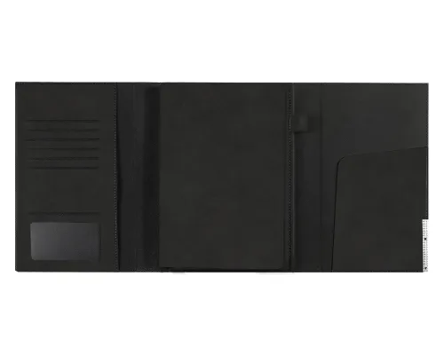 Ежедневник в суперобложке Country Liberty Mocca NUBA A5+, черный, недатированный, в твердой обложке