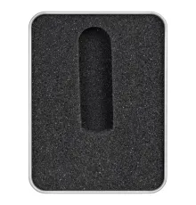 Футляр Memo для флеш накопителя металлический, размер 11,5*8,5 см, серебристый