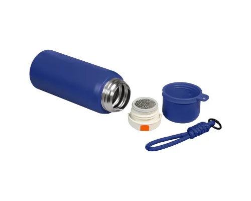 Термос вакуумный стальной La Vie с ремувкой  двухстеночный 500 мл матовый в подарочной упаковке, синий