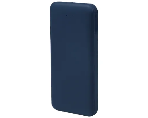 Внешний аккумулятор (powerbank) «Amper», 10 000 mAH, 5V 2.0 A, темно-синий