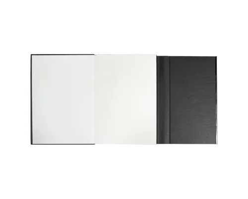 Ежедневник Alfa Bird Petrus A5, черный, недатированный, в твердой обложке с металлическим элементом