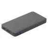 Внешний аккумулятор (powerbank) «WeCharge Velvet», 10 000 mAH, 5V -2A , c цифровым дисплеем для контроля заряда, серый
