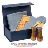 Подарочная коробка, размер 39*26,3*11 см, Solution Prestige Big Case Soft с магнитным клапаном и ручкой , с EVA ложементом 36,8*25,1*4 см под индивидуальную вырубку, темно-синяя