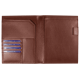 Суперобложка из натуральной кожи Universal leather размер А5+ , коричневый