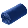 Плед дорожный флисовый Comfort Travel Blanket Warm, синий, размер 152*127 см