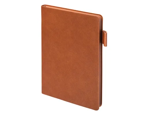 Ежедневник Flexy Asstra Petrus A5, светло-коричневый, недатированный, в гибкой обложке
