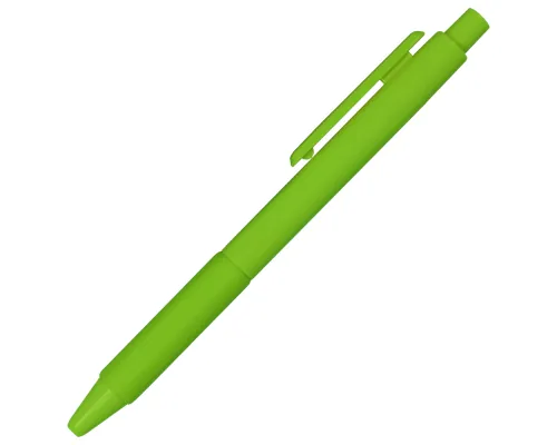 Ручка шариковая Flora Color с полугелиевым стержнем, зеленая