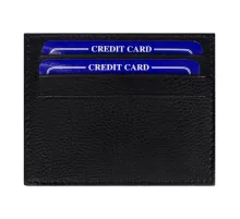 Футляр для кредитных карт/картхолдер Leather Way из нат. кожи, черный