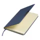 Блокнот А5 Hobard, в твердой тканевой обложке c резинкой в линейку, темно-синий