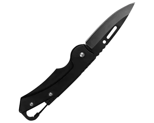 Брелок-нож карманный с карабином Tools Blackburn, черный