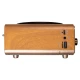 Ретро радио в стиле радиолы, Heritage Nostalgia, диапазон частот  AM FM SW, с USB порт,  Bluetooth, цвет светло-коричневый