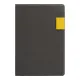 Ежедневник Flexy Freedom Latte А5, серый/желтый, недатированный, в гибкой обложке